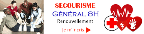 Secourisme général et RCR DEA niveau C - Renouvellement 8H en classe